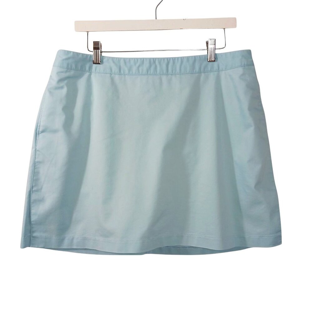 Adidas Teal Skort, Size 14, Zip back, 2 Side Pockets & One Back, Athletic Skort